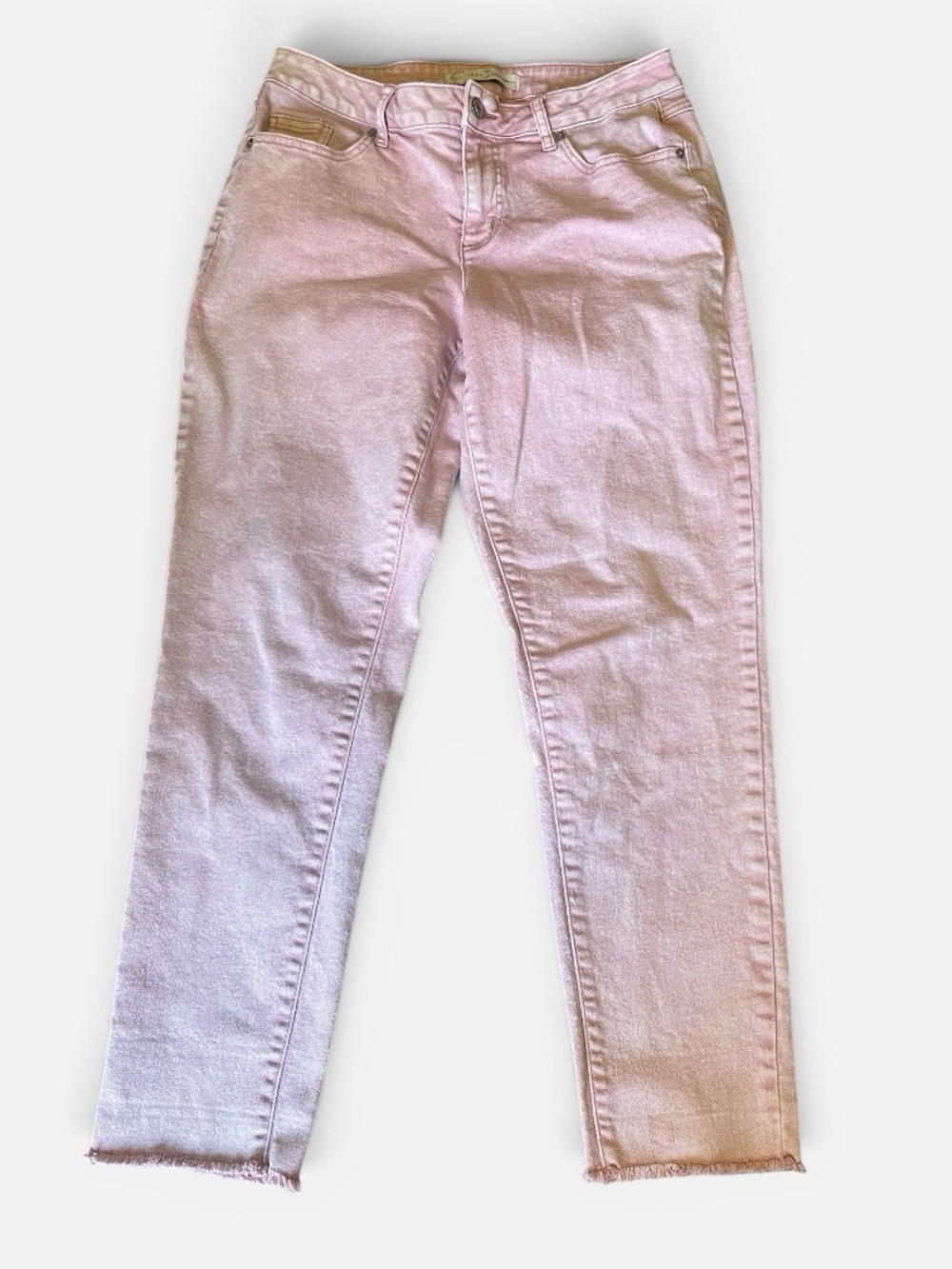 Women's Pink Straight-Leg Jeans